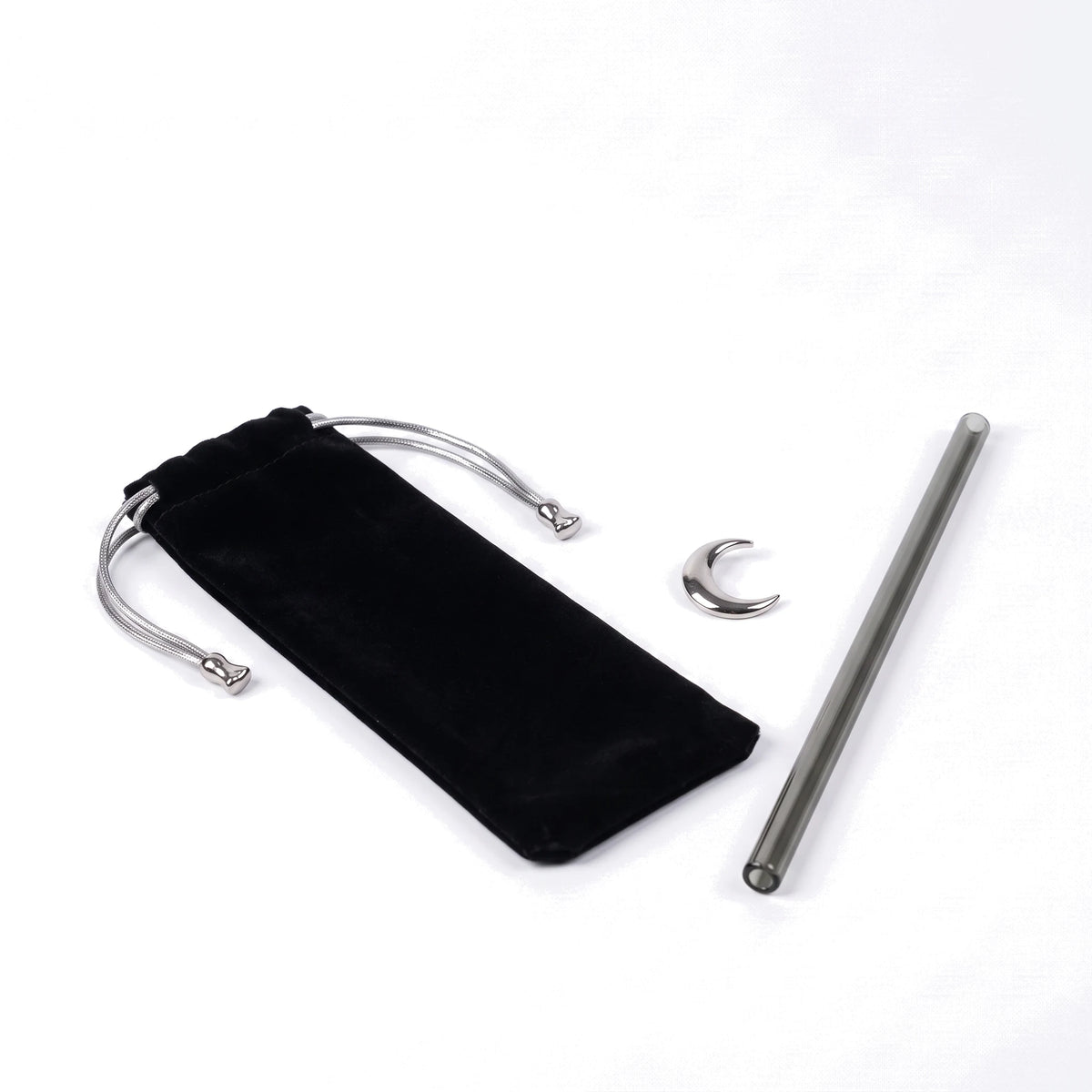 Deadly Damask Gift Box contents velvet pouch straw and charm