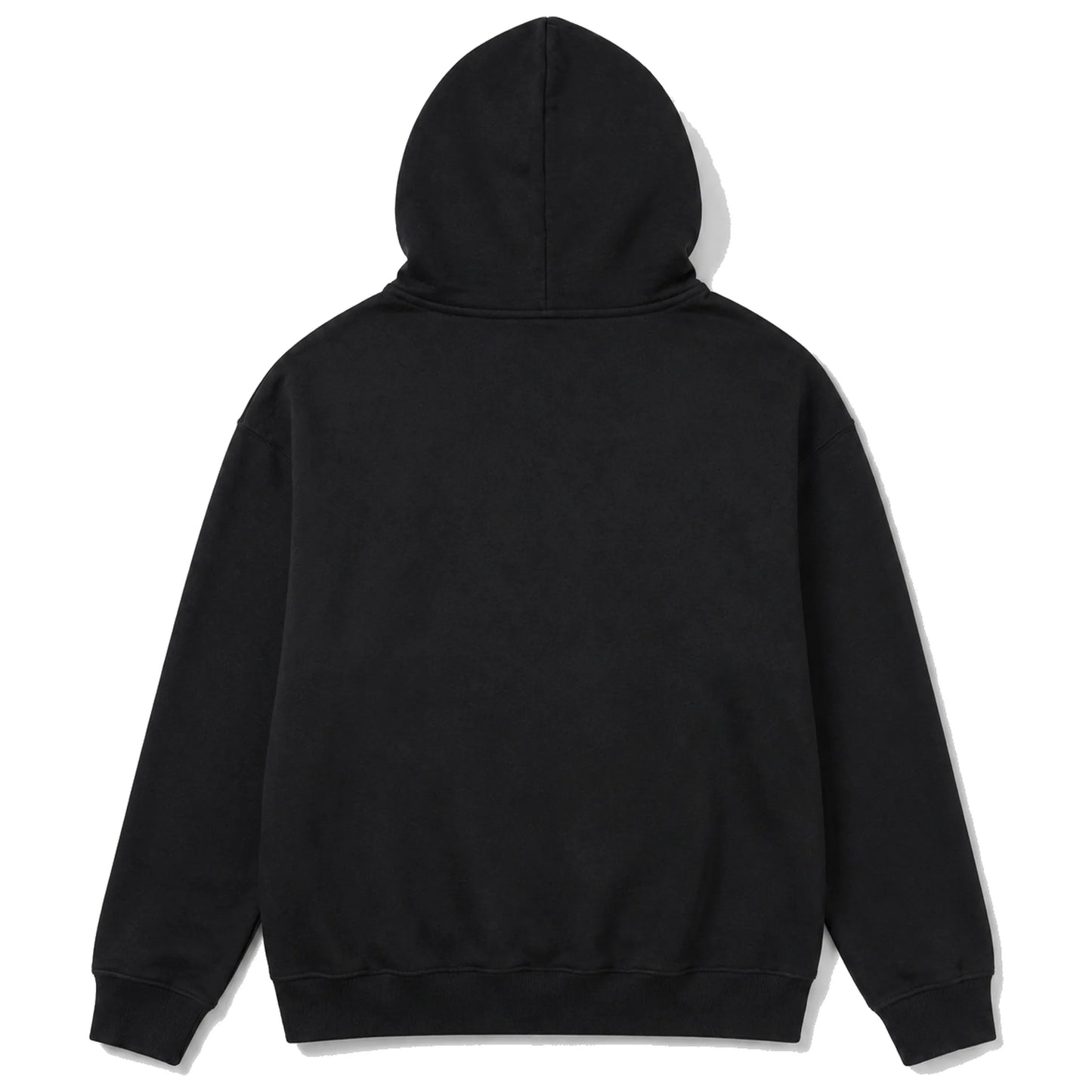 Black hoodie, plain back