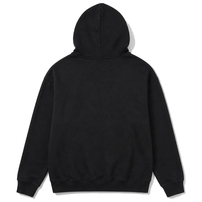 Black hoodie, plain back