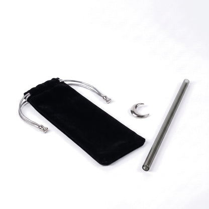 Deadly Damask Gift Box contents velvet pouch straw and charm